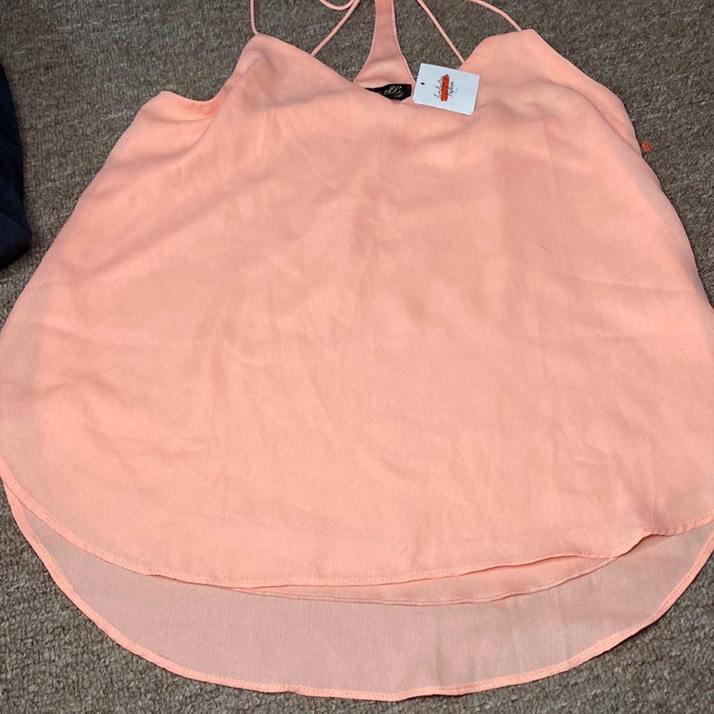 Cute coral blouse